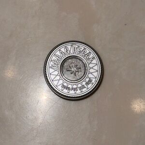 Rare Urban Decay “Uzi” Silver Glittery Eyeshadow Subway Token